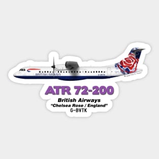 Avions de Transport Régional 72-200 - British Airways "Chelsea Rose / England" Sticker